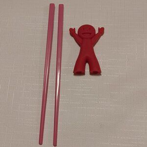 HELPFUL KIDS Chopstick Helper Buddy PINK